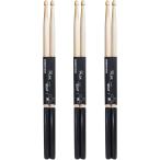  барабанная палочка комплект начинающий тренировка предотвращение скольжения имеется легкий клен ( чёрный 3 комплект комплект, 5A)