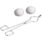 ショッピング皿 はさみ るつぼセット チョコ皿 坩堝 磁器るつぼ皿 鋳金 鋳造 るつぼはさみ 溶解皿 はさみ+るつぼ2個 直径8cm