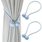  кисточка занавески застежка магнит магнит простой крюк зажим 2 шт. комплект ( голубой, средний )