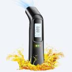 アルコールチェッカー 日本製センサー 日本語音声ガイダンス国家公安委員会が定めるアルコール検知器10万回 (黒（日本語音声ガイダンス）)