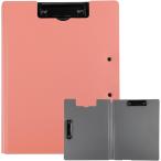  жнец -A4 складывающийся пополам буфер обмена A5 файл папка двусторонний незначительный тонкий ширина двойной зажим офисная работа сопутствующие товары ( розовый (1 листов входит ))