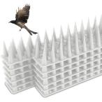 morytrade 鳩よけ 鳥よけ トゲトゲ 14個入り ベランダ 手すり(クリアー,  全長約4.7m 33.5cm)