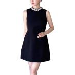 a линия kyaba платье Mini чёрный безрукавка Mini платье классический biju- презентация исполнение . свадьба body type покрытие ( черный, M)