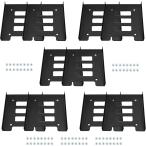 HDD SSD кейс 2.5 3.5 изменение монтажный прибор 2.5 дюймовый 3.5 дюймовый 3.5 дюймовый Bay HDD кейс ( черный x10)