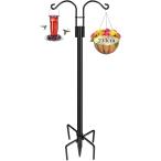 ガーデンプランターフック プランターハンガー 屋外ハンギング ランタンスタンド バードフィーダーポール(233cm)