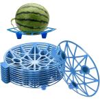 スイカマット 野菜栽培 敷き藁 フルーツマット メロンマット かぼちゃマット 虫害 変色防止 園芸 家庭菜園 クッション(ブルー10個)