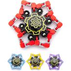 October1st ハンドスピナー 4ピース セット変形可能 指先ジャイロスコープ 指先おもちゃセット 手動回転 ストレス軽減