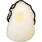 牡蠣 ぬいぐるみ クッション インテリア ユニーク 低反発 もちもち ふわふわ 可愛い ソフト 癒し 添い寝(ホワイト, 45x35)