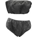  одноразовый бумага бюстгальтер шорты 10 листов комплект комплект нетканый материал бумага брюки нижнее белье Esthe путешествие свободный размер ( черный )