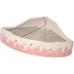  керамика to трещина ... домашнее животное tray чистый мелкие животные шиншилла треугольник разведение мера салон кусание предотвращение ( розовый )