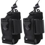 [ сменный товар ] радио сумка приемопередатчик рация держатель скумбиря ge- 2 шт. комплект ( черный )