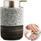  мыло для рук диспенсер заполняющий бутылка керамика японский стиль стиль Kawai i кухня уборная автобус салон ( серый, Medium)