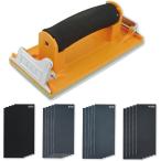  рука Thunder наждачная бумага наждачная бумага DIY инструмент ручной полировка деревообработка корпус + наждачная бумага 20 шт. комплект 