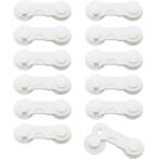  замок дверь стопор baby защита клейкая лента тип младенец ребенок выдвижной ящик раздвижная дверь детский блокировка 12 шт ( белый 12 шт )