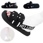 ギブス用サンダル ギプスシューズ 骨折 リハビリ 靴 リハビリシューズ 女性 M 25.0cm(ブラック,  25.0 cm E)