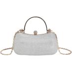  талон a-ru вечерняя сумочка камыш . свадьба плечо .. стразы ручная сумочка клатч плечо Kirakira ( серебряный )