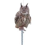  защита от птиц птица .. настоящий сова . птица избежать товары голубь ..kalas.. птица . меры ушко (уголок) zk1 шт. комплект ( Brown )