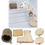 [ сменный товар ]... ввод пространство .DIY. простота установки натуральное дерево . сделано мелкие животные подножка stage гамак ( натуральный )