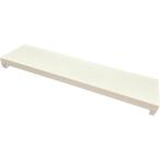 ショッピング排気口カバー グリル排気口カバー コンロカバー 調味料ラック コンロ奥カバー 薄型(伸縮式ホワイト,  家庭用コンロサイズ)