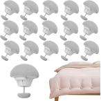  futon зажим смещение предотвращение чехол на футон фиксация futon прекращение .... предотвращение застежка 20 шт. комплект ( серый, большой )