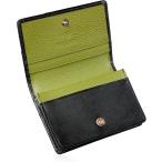  футляр для визитных карточек женский кожа большая вместимость 50 шт. входит визитная карточка кейс футляр для карточек ( черный / lime )