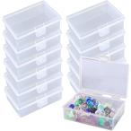  мелкие вещи кейс крышка имеется пластик прозрачный чехол небольшое количество . место хранения прозрачный Mini тонкий 12 шт. комплект ( прозрачный, свободный )