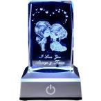 crystal 3D произведение искусства день рождения память день симпатичный подарок ( cup ru, W6.7xD6.7xH11cm( подставка . разместить на . состояние ))