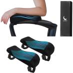  физиотерапевт ..calmoon чудесный подлокотники с коробкой локоть класть подушка локти класть подлокотник . обе локти комплект низкая упругость локоть ..( черный )