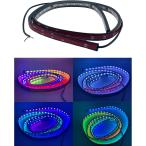 【互換品】 LEDテープライト カー用品 流れる LEDライト 車 イルミネーション 24v アンビエントライト 汎用(1m)