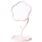  зеркало настольный Mukou . симпатичный tray имеется модный подсолнух зеркало 360° регулировка угла стол ( белый, 29.5x16.5x16.5cm)