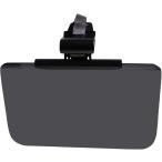 ショッピングサンバイザー 車用サンバイザー スライドバイザー 大型 ミニバン サンシェード 車日よけ 偏光 カーサンバイザー フロント(ブラック)