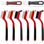  тросик щетка комплект нержавеющая сталь щетка латунь щетка латунь щетка тросик щетка 8 шт. комплект нейлон щетка щетка тросик (260mm)