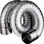  шланг воздуховода выхлоп aluminium .... для шланг .. труба отправка способ канал жаростойкий водонепроницаемый эластичный тип 2m( серебряный, внутренний диаметр 80mm)