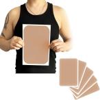 タトゥー隠し シール 刺青 入れ墨 隠す 防水テープ 特大 大判 B5サイズ 肌色 5枚セット(肌色)