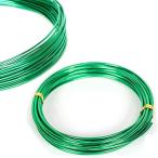  хорошая вещь labo aluminium тросик 3mm диаметр проволока aluminium линия цвет craft DIY construction садоводство рукоделие толстый мягкий антикоррозийный ( зеленый )