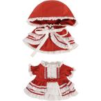 nu. одежда мягкая игрушка 20cm Лолита с капюшоном . накидка кукла MDM( красный )