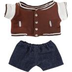 nu. одежда мягкая игрушка одежда куртка брюки кукла MDM( Brown, 20cm)