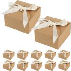 AllBright подарочная коробка коробка упаковка подарок одноцветный маленький квадратный лента имеется мелкие вещи сладости 12 шт. комплект ( Brown )