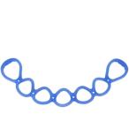  мульти- камера фитнес тренировка стрейч тренировка частота резина 7 -ступенчатый нагрузка настройка ( голубой )