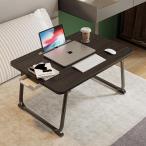  складной стол компьютерный стол низкий столик table bed стол ( черный, длина 60x ширина 40cm( держатель чашки + выдвижной ящик ))