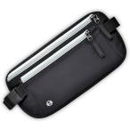  Komorebi магазин система безопасности сумка паспорт кейс поясная сумка RFID скимминг предотвращение B ( черный B, 28cmx14cm)