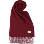 エレンシア カシミヤ １００％ マフラー レディース メンズ 無地 全９色(ボルドー)