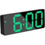  глаз ... часы 3M код имеется цифровой датчик времени класть часы японский язык инструкция имеется LED LED часы настольный ( черный x зеленый ( чёрный поверхность ), маленький )