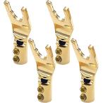 MONOSTORE Y ковер терминал Spee Car Audio динамик терминал медь Y терминал 8mm позолоченный rhodium металлизированный ( позолоченный )