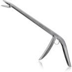 針外し 針抜き フックリリーサー フックリムーバー ロングネックペンチ 針はずし 釣り ステンレス製 フィッシング バネ付 (メタリック)