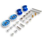  Mini 4WD aluminium ролик подшипник ролик 19mm 2 уровень aluminium ролик 12mm 13mm комплект ( синий белый модель )