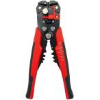  клещи для снятия изоляции кабель -тактный риппер мульти- -тактный риппер простой давление надеты тросик cut электропроводка шелушение . автоматика регулировка 3 in 1 многофункциональный ( красный )