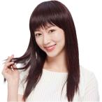 人毛100% ロング ストレート フルウィッグ 自然 手植え 医療用 かつら 人工皮膚 通気性 レディス 3カラー MDM(ローズブラウン)