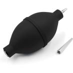 ショッピングコーヒーミル コーヒーミル ブロワー エアブロワー 強力 カメラ用ブロアー ノズル取替式 シリコン素材 握りやすい 清潔 汚れにくく MDM (ブラック)