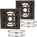  камера системы безопасности установка металлические принадлежности фиксация металлические принадлежности наружный зажим paul (pole) мониторинг камера установка угол стойка нержавеющая сталь 2 шт ( Brown )